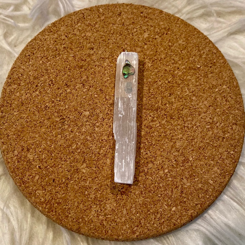 Selenite Necklace
